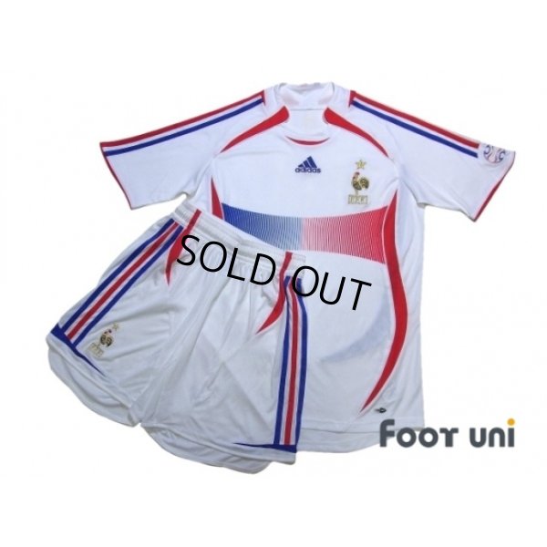 Photo1: France 2006 Away Shirt and Shorts Set