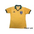 Photo1: Brazil 1986 Home Shirt (1)