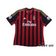 Photo1: AC Milan 2013-2014 Home Shirt #10 Keisuke Honda Serie A Tim Patch/Badge w/tags (1)