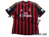 AC Milan 2013-2014 Home Shirt #10 Keisuke Honda Serie A Tim Patch/Badge w/tags