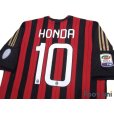 Photo4: AC Milan 2013-2014 Home Shirt #10 Keisuke Honda Serie A Tim Patch/Badge w/tags