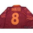 Photo4: AS Roma 1999-2000 Home Long Sleeve Shirt #8 Hidetoshi Nakata w/tags