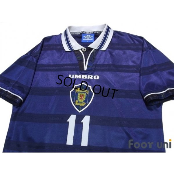Photo3: Scotland 1998 Home Shirt #11 John Collins