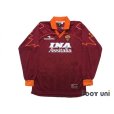 Photo1: AS Roma 1999-2000 Home Long Sleeve Shirt #8 Hidetoshi Nakata w/tags (1)