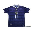 Photo1: Scotland 1998 Home Shirt #11 John Collins (1)