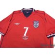 Photo3: England 2002 Away Shirt #7 Beckham ARGENTINA v ENGLAND 7·6·2002 w/tags