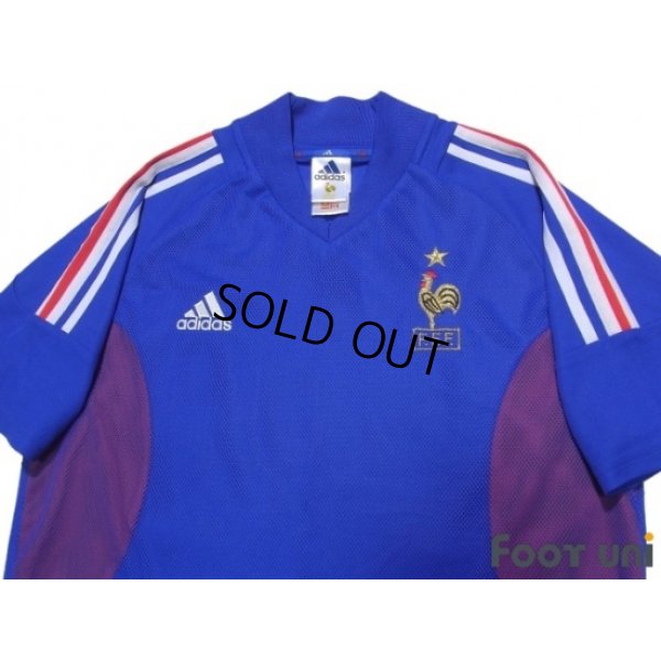Photo3: France 2002 Home Shirt and Shorts Set