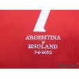 Photo7: England 2002 Away Shirt #7 Beckham ARGENTINA v ENGLAND 7·6·2002 w/tags
