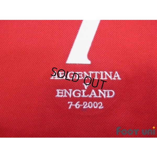 Photo7: England 2002 Away Shirt #7 Beckham ARGENTINA v ENGLAND 7·6·2002 w/tags