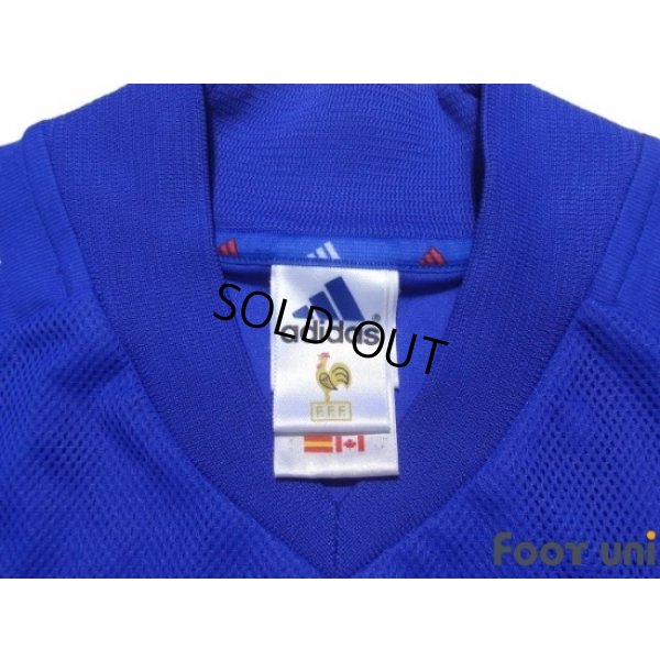 Photo4: France 2002 Home Shirt and Shorts Set