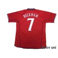 Photo2: England 2002 Away Shirt #7 Beckham ARGENTINA v ENGLAND 7·6·2002 w/tags (2)