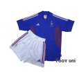 Photo1: France 2002 Home Shirt and Shorts Set (1)
