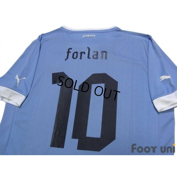 Photo4: Uruguay 2012 Home Shirt #10 Diego Forlan