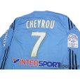 Photo4: Olympique Marseille 2009-2010 Away Player Long Sleeve Shirt #7 Cheyrou Ligue 1 Patch/Badge w/tags