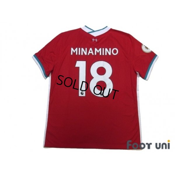 Photo2: Liverpool 2020-2021 Home Authentic Shirt #18 Takumi Minamino w/tags