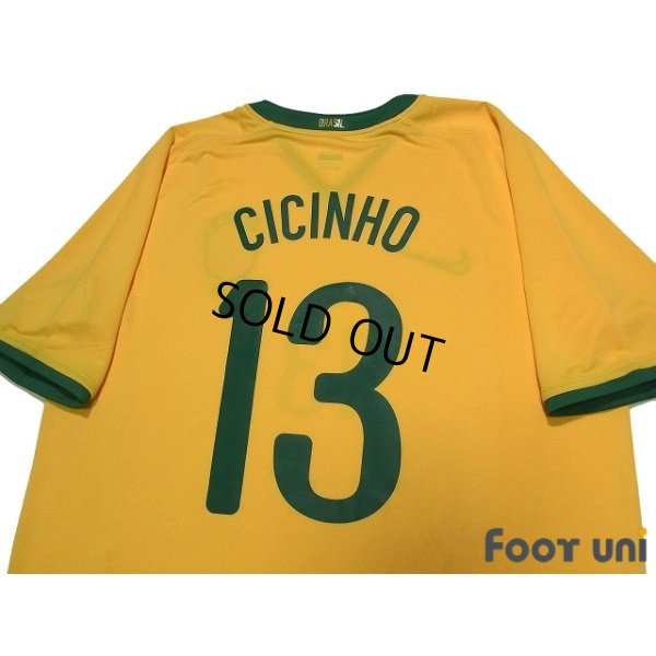 Photo4: Brazil 2008 Home Shirt #13 Cicinho w/tags