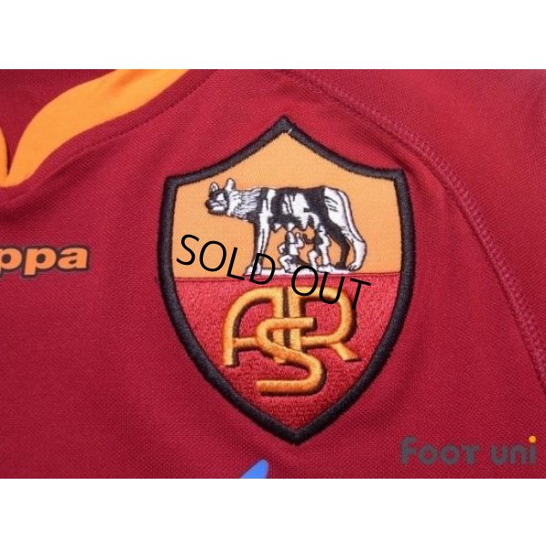 Photo6: AS Roma 2007-2008 Home Shirt #10 Totti Supercoppa Patch/Badge Coppa Italia Patch/Badge