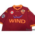 Photo3: AS Roma 2007-2008 Home Shirt #10 Totti Supercoppa Patch/Badge Coppa Italia Patch/Badge