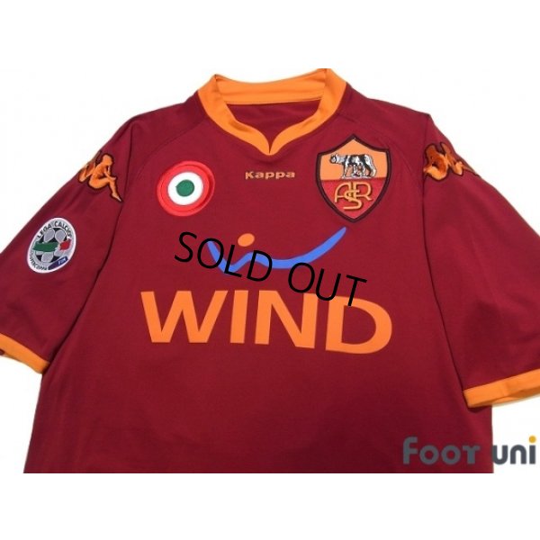 Photo3: AS Roma 2007-2008 Home Shirt #10 Totti Supercoppa Patch/Badge Coppa Italia Patch/Badge