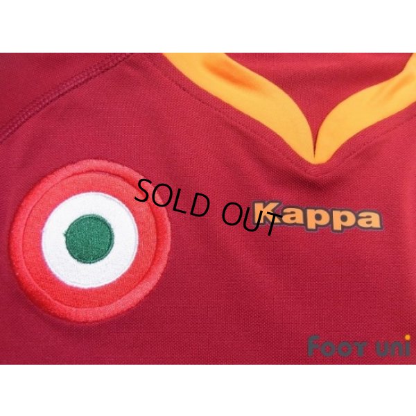 Photo5: AS Roma 2007-2008 Home Shirt #10 Totti Supercoppa Patch/Badge Coppa Italia Patch/Badge