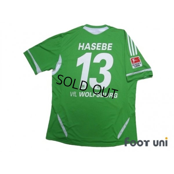 Photo2: VfL Wolfsburg 2011-2012 Home Shirt #13 Makoto Hasebe Bundesliga Patch/Badge
