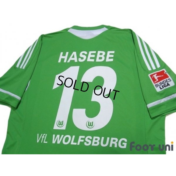 Photo4: VfL Wolfsburg 2011-2012 Home Shirt #13 Makoto Hasebe Bundesliga Patch/Badge