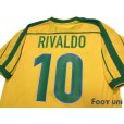 Photo4: Brazil 1998 Home Shirt #10 Rivaldo