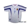 Photo1: Japan 1999-2000 Away Shirt #7 Hidetoshi Nakata (1)