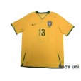 Photo1: Brazil 2008 Home Shirt #13 Cicinho w/tags (1)