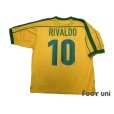 Photo2: Brazil 1998 Home Shirt #10 Rivaldo (2)