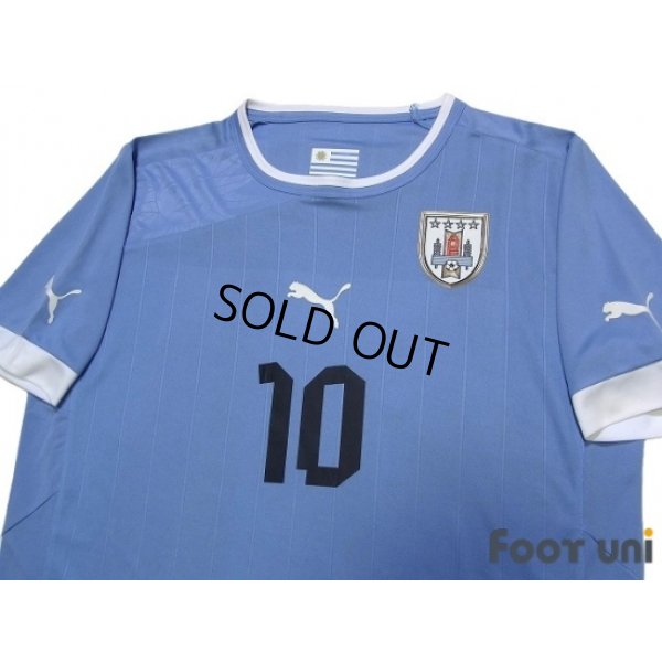 Photo3: Uruguay 2012 Home Shirt #10 Diego Forlan