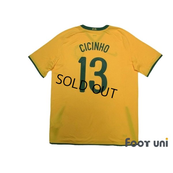 Photo2: Brazil 2008 Home Shirt #13 Cicinho w/tags