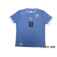 Photo1: Uruguay 2012 Home Shirt #10 Diego Forlan (1)