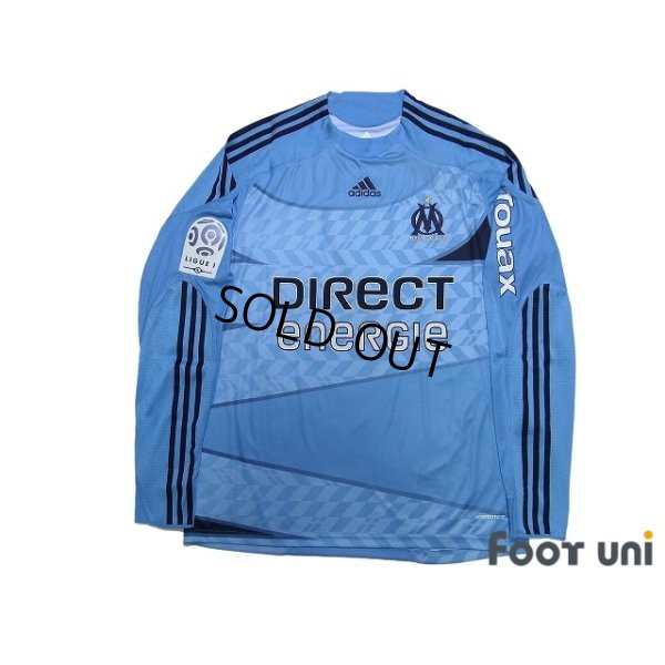 Photo1: Olympique Marseille 2009-2010 Away Player Long Sleeve Shirt #7 Cheyrou Ligue 1 Patch/Badge w/tags