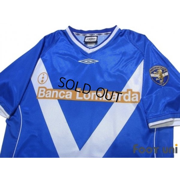 Photo3: Brescia 2002-2003 Home Shirt #10 Baggio