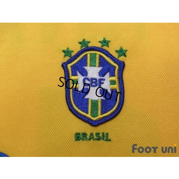 Photo5: Brazil 1998 Home Shirt #10 Rivaldo