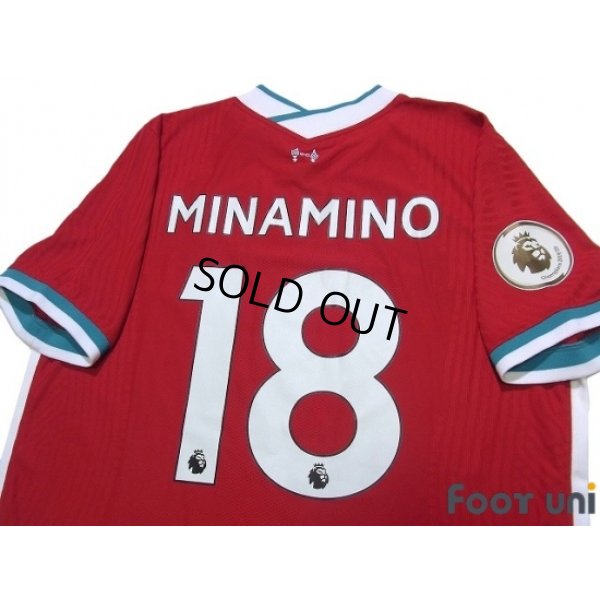 Photo4: Liverpool 2020-2021 Home Authentic Shirt #18 Takumi Minamino w/tags