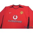 Photo3: Manchester United 2002-2004 Home Long Sleeve Shirt w/tags