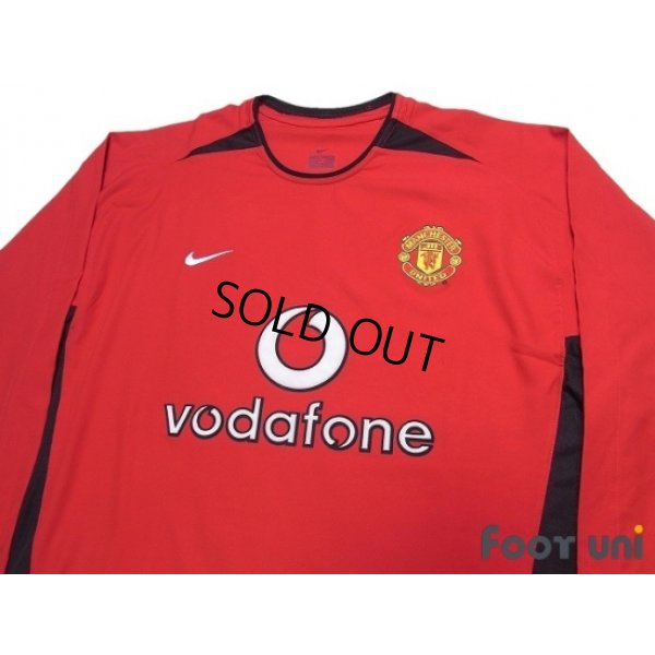 Photo3: Manchester United 2002-2004 Home Long Sleeve Shirt w/tags