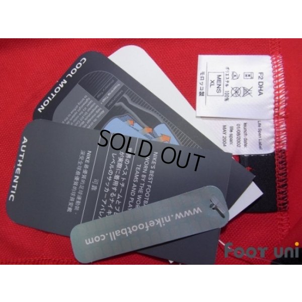 Photo7: Manchester United 2002-2004 Home Long Sleeve Shirt w/tags