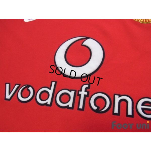 Photo6: Manchester United 2002-2004 Home Long Sleeve Shirt w/tags