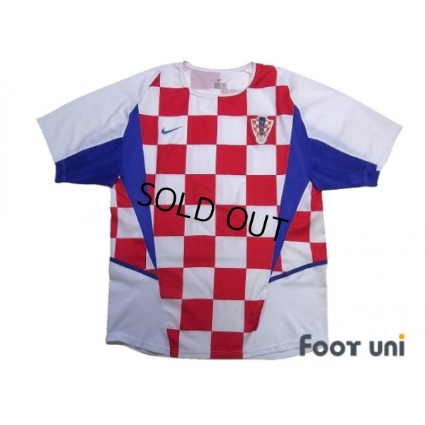 Photo1: Croatia 2002 Home Shirt