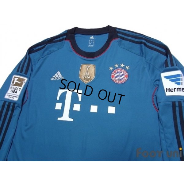 Photo3: Bayern Munchen 2013-2014 GK Long Sleeve Shirt Bundesliga Patch/Badge Hermes Patch/Badge w/tags