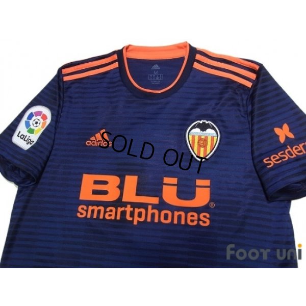 Photo3: Valencia 2018-2019 Away Shirt #9 Kevin Gameiro La Liga Patch/Badge