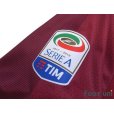 Photo6: AS Roma 2017-2018 Home Shirt #6 Strootman Serie A Tim Patch/Badge