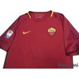 Photo3: AS Roma 2017-2018 Home Shirt #6 Strootman Serie A Tim Patch/Badge