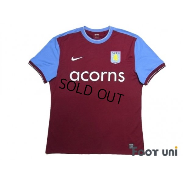 Photo1: Aston Villa 2009-2010 Home Authentic Shirt #8 James Milner