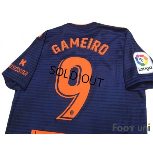 Photo4: Valencia 2018-2019 Away Shirt #9 Kevin Gameiro La Liga Patch/Badge