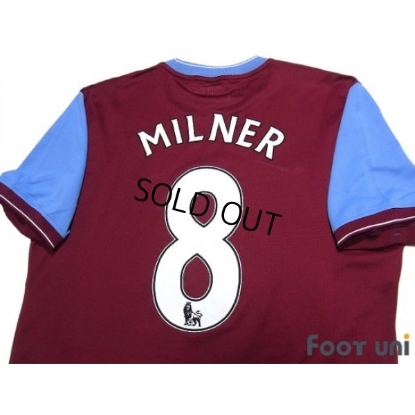 Photo4: Aston Villa 2009-2010 Home Authentic Shirt #8 James Milner