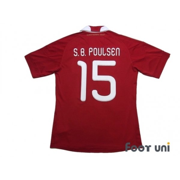 Photo2: Denmark 2010 Home Shirt #15 Simon Busk Poulsen